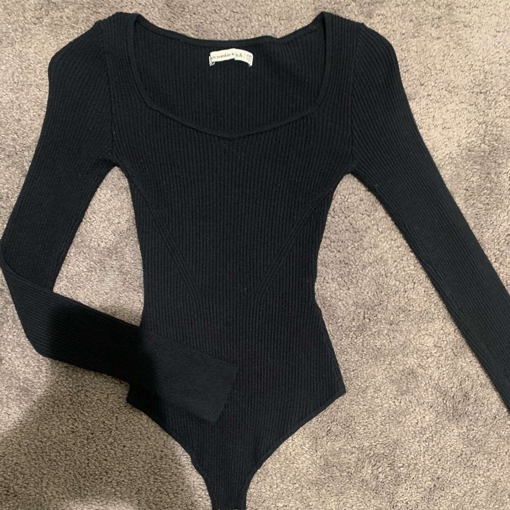 Abercrombie ribbed bodysuit